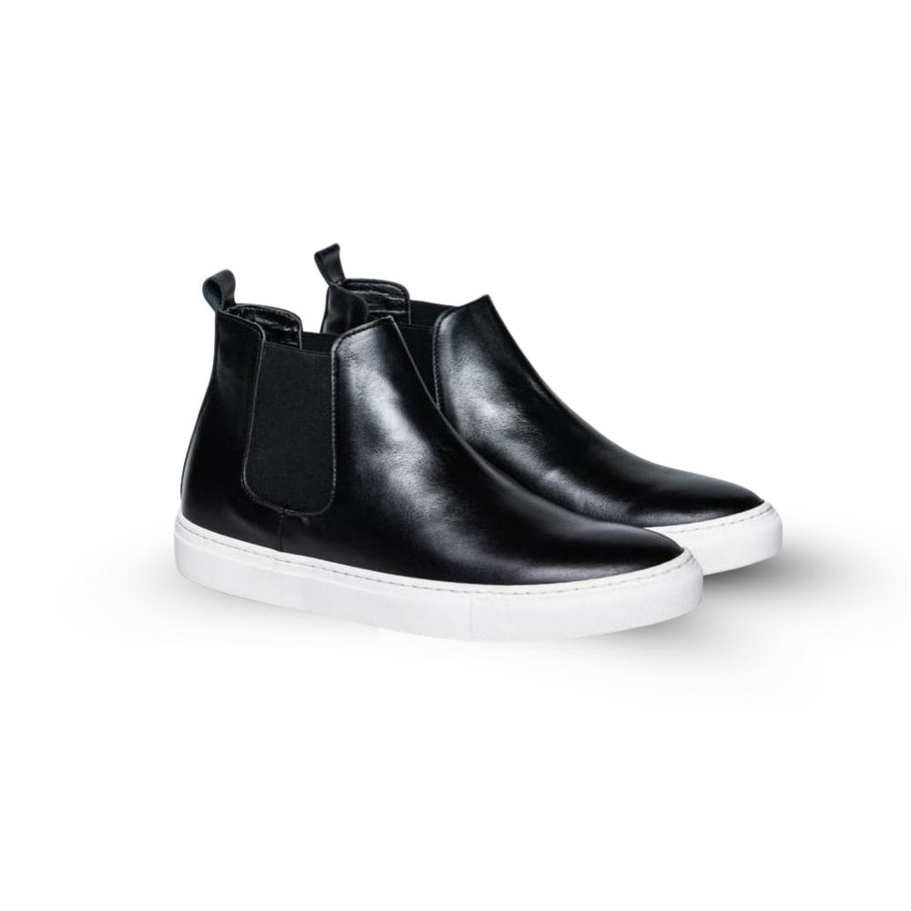 Stivaletti in pelle nera
