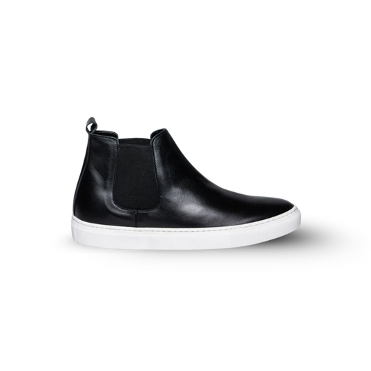 Stivaletti in pelle nera
