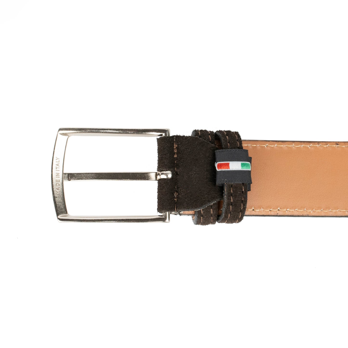 Cintura in pelle scamosciata